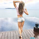 Подборка любительских фото русской блондинки Джины Герсон