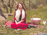 Охотник выебал красную шапочку в чулках